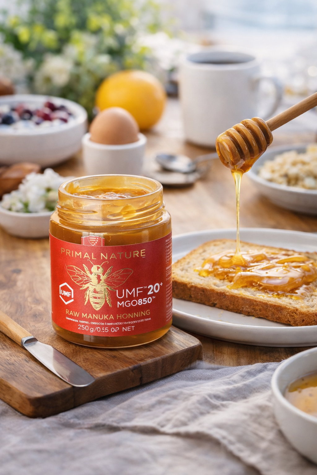 About research into Manuka honey